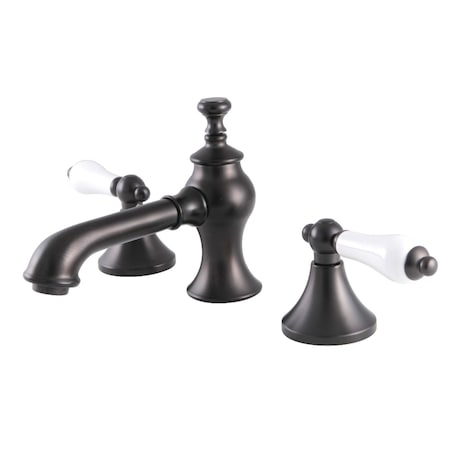 Kingston Brass KC7065PL Vintage 8" Widespread Bathroom Faucet, Oil Rubbed Bronze KC7065PL
